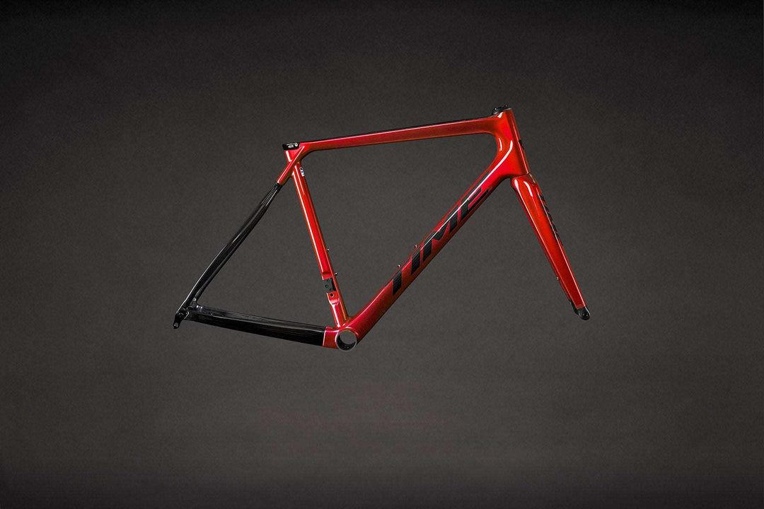 ALPE D'HUEZ DISC FRAMESET - V35 Brilliant Red - L