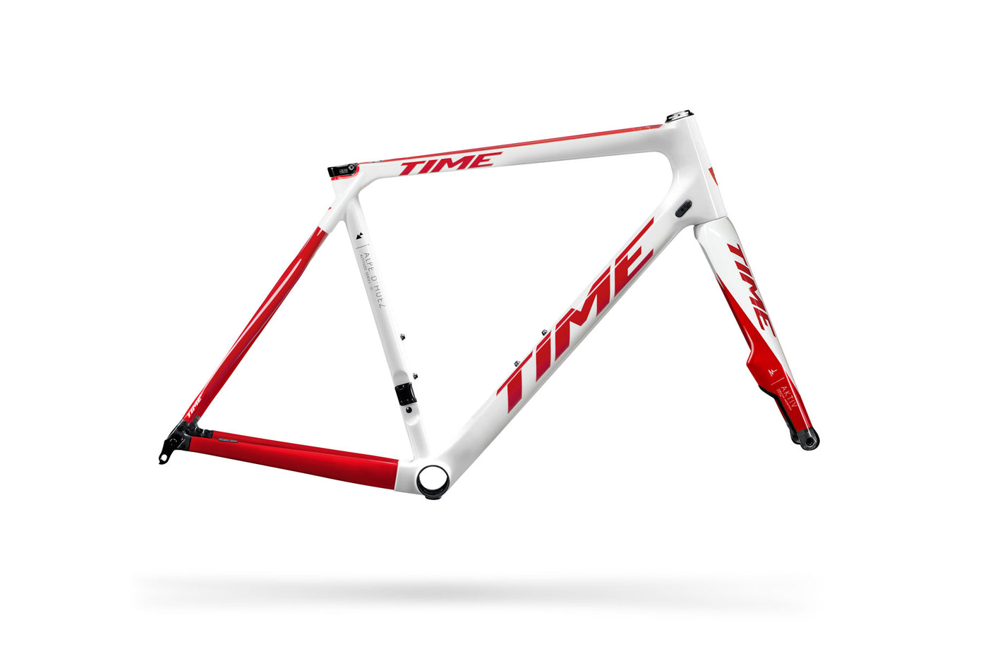 ALPE D'HUEZ 21 FRAMESET -  AKTIV Disc Brake, RAC Gloss Red/White