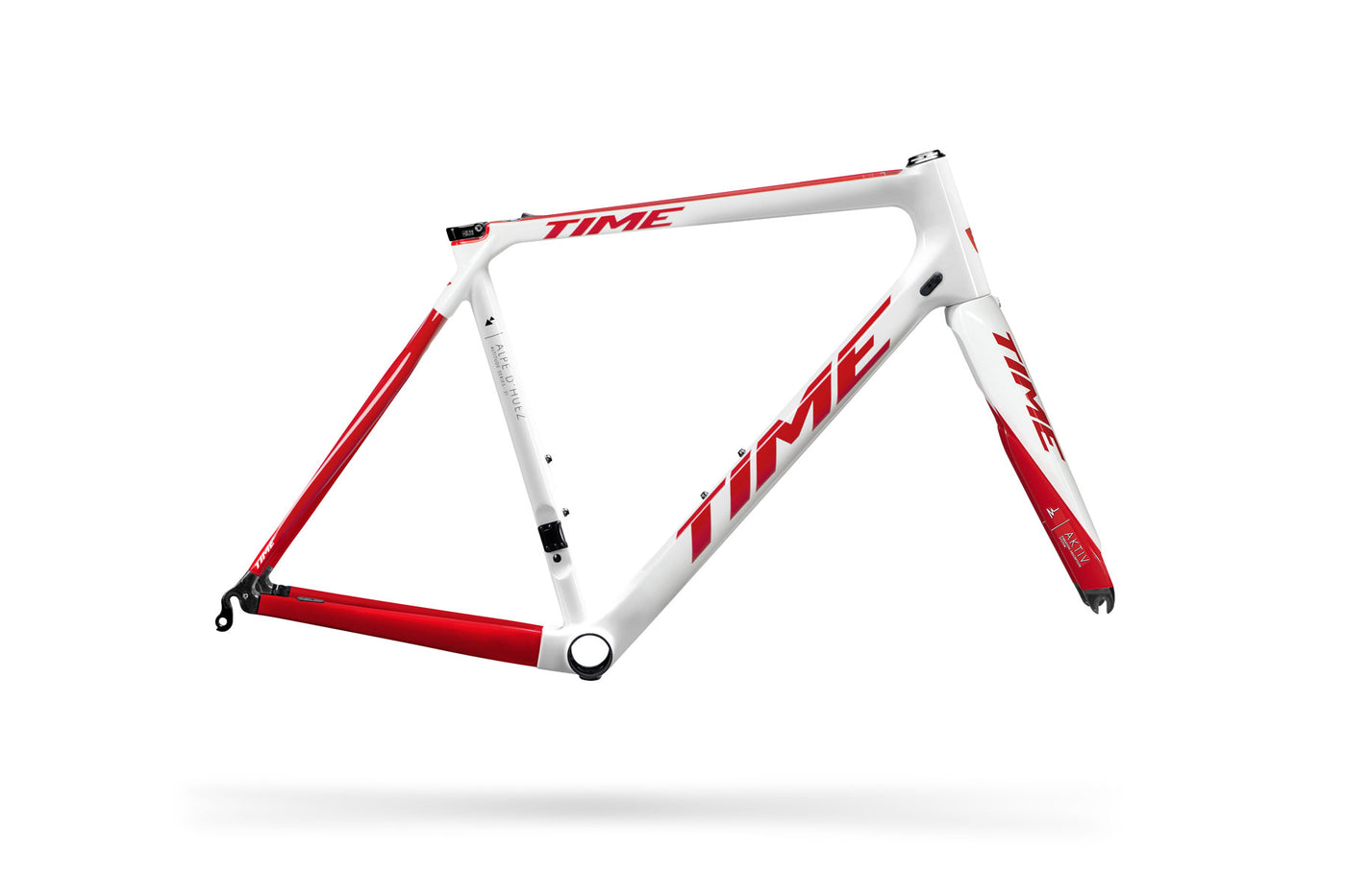 ALPE D'HUEZ 21 FRAMESET -  AKTIV Rim Brake, RAC Gloss Red/White