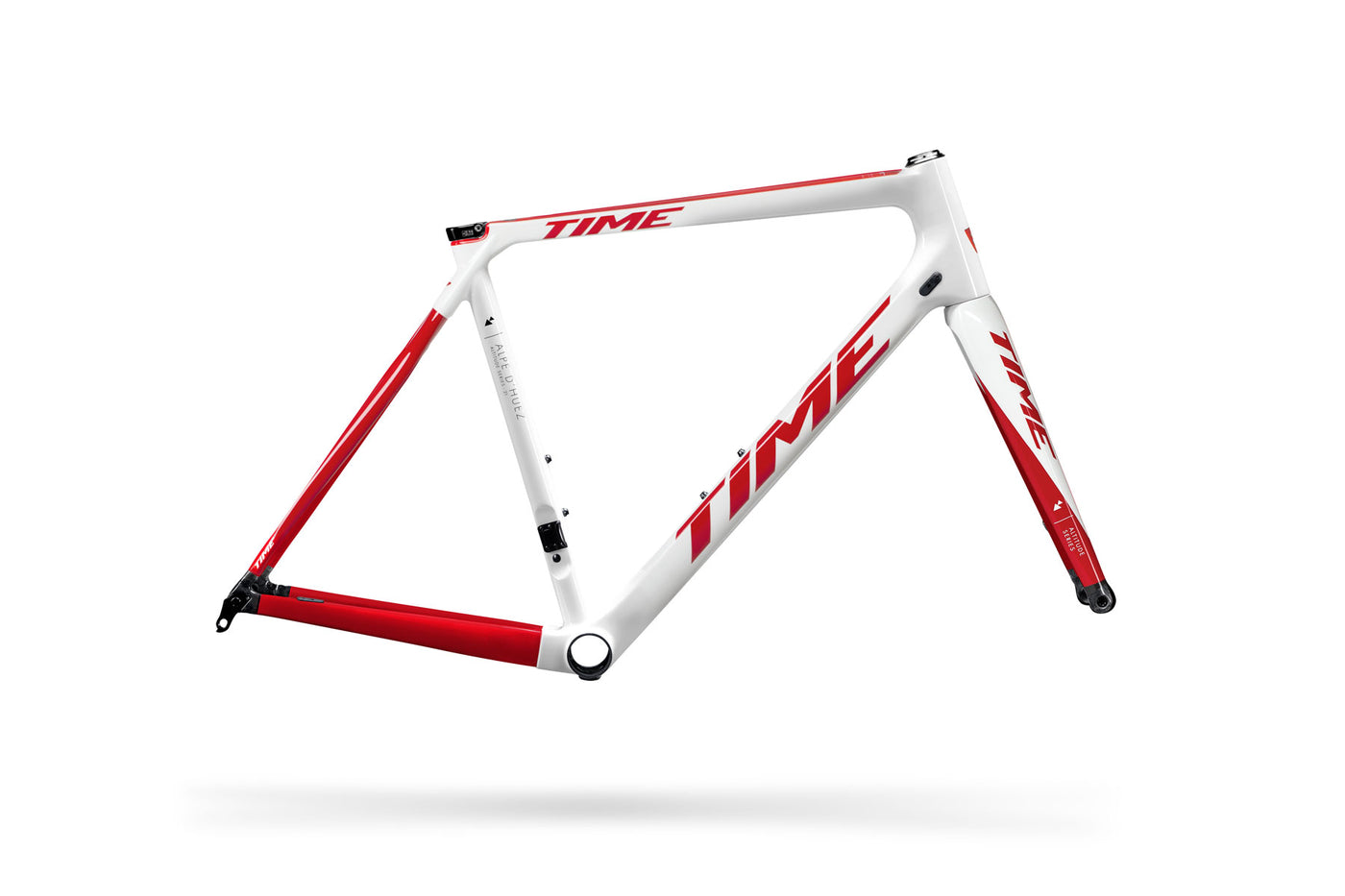 ALPE D'HUEZ 21 FRAMESET -  Disc Brake, RAC Gloss Red/White