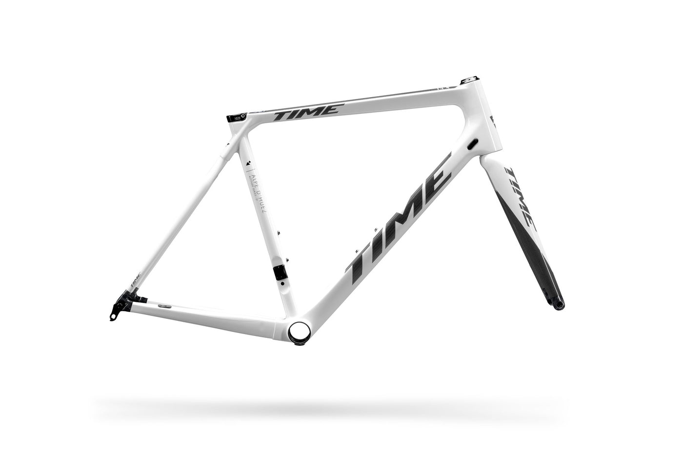 ALPE D'HUEZ 21 FRAMESET -  Disc Brake, V15 Gloss White/Carbon